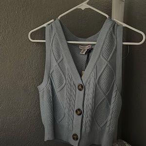 Light Blue Sweater Vest